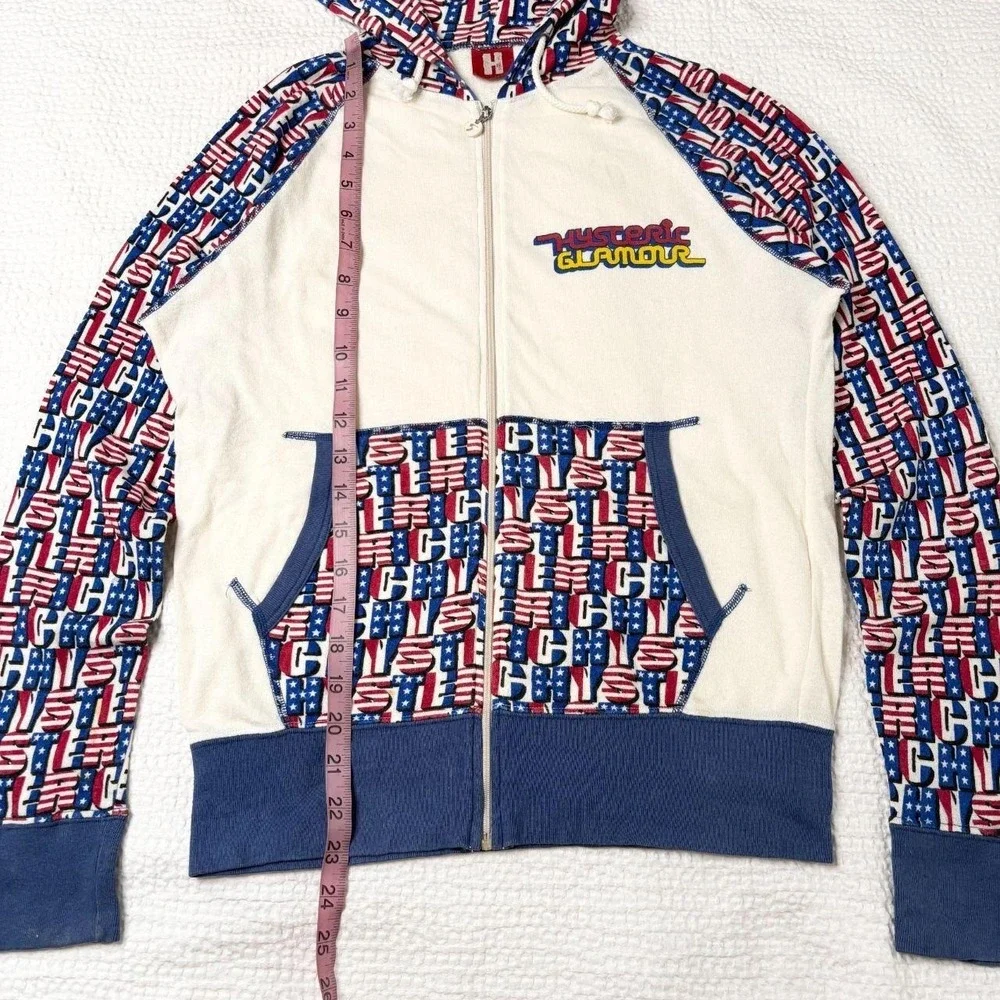 Hysteric Glamour americana zip up hoodie